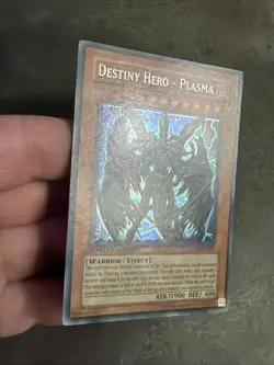 YUGIOH • DESTINY HERO - PLASMA • SECRET RARE • LIMITED ED • CT04-EN003 • VLP - Image 2