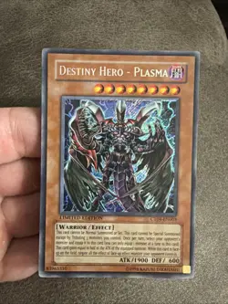 YUGIOH • DESTINY HERO - PLASMA • SECRET RARE • LIMITED ED • CT04-EN003 • VLP - Image 3