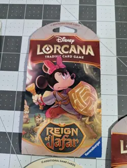Disneys Lorcana Booster Packs Lot Of 5. Reign Of Jafatr And Archazias Island - Image 4