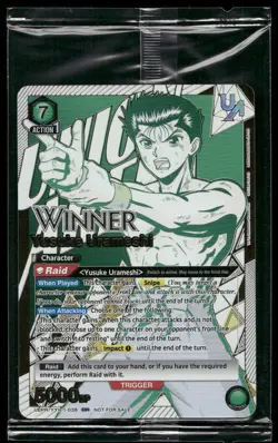 Yusuke Urameshi YYH-1-038 WINNER - Union Arena TCG Rare Battle - Image 1