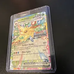 Pokemon TCG Leafeon EX 006/131 STAMPED PROMO Card Prismatic Evolutions SEALED - Image 2