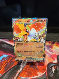 Pokemon TCG Ethan's Ho-Oh EX Double Rare Card #039/182 Destined Rivals - Image 1