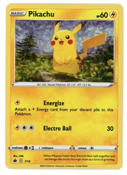 Pikachu Holo 7/15 McDonald's Promo Pokemon Card - Image 1