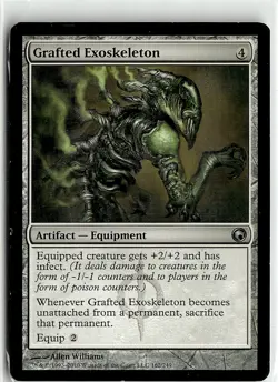 2011 Scars of Mirrodin Grafted Exoskeleton Duel_Deck/Uncommon #162 - Image 1