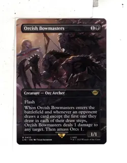 MTG SkeenAB Orcish Bowmasters BORDERLESS from LTR. NM. - Image 1