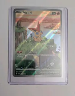 Pokemon Victini 208 Sv: Scarlet & Violet Promo Holo V-Force - NM - Image 1