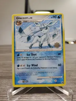 Glaceon 20/100 Pokemon Countdown Calendar Snowflake Stamp Promo Eng Pokemon HP - Image 1