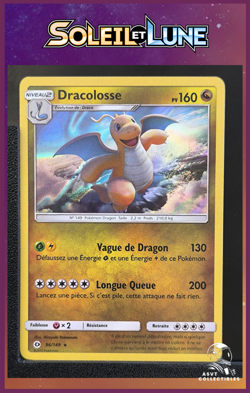 Carte Pokemon Dracolosse 96/149 Holo SL1 Soleil Et Lune FR - Image 1
