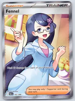 Fennel 162/086 (NM) - Scarlet & Violet Black Bolt - Ultra Rare - Pokemon TCG - Image 1
