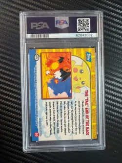 The Tail End of the Race PSA 8 Mint 1999 Topps Pokemon Movie Edition #50 *BTX - Image 2
