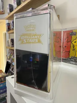 Pokemon Center Brilliant Stars ETB Sealed w/ Target Clear Case - Image 4