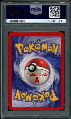 1999 Pokemon TRAINER DECK A Brock's Red Back Fighting Energy PSA 9 MINT LOW POP - Image 2