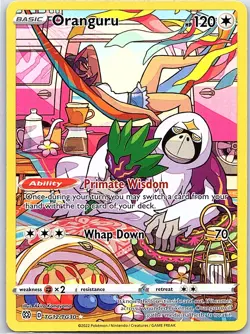 Oranguru TG12/TG30 SWSH09: Brilliant Stars Trainer Gallery - Pokemon Card - NM - Image 1