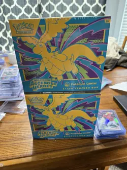IN HAND Mega Evolution Ascended Heroes Pokemon Center Exclusive ETB New Sealed - Image 4