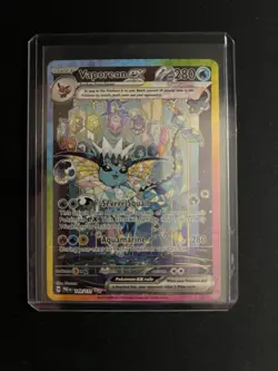 Pokemon Vaporeon ex 149/131 Sv: Prismatic Evolutions Holo Special Illustration … - Image 1