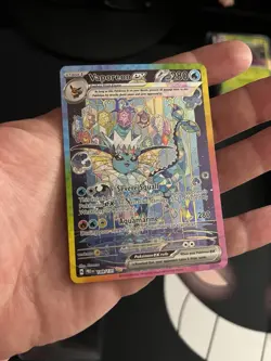 Pokemon Vaporeon ex 149/131 Sv: Prismatic Evolutions Holo Special Illustration … - Image 4