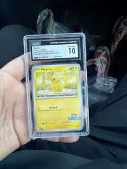 Pokemon Pikachu 2024 Illustration Contest Promo SVP214 CGC 10 Gem Mint - Image 1