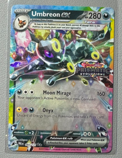 Pokemon Prismatic Evolutions Umbreon ex 060/131 Surprise Box Stamped QTY - Image 1