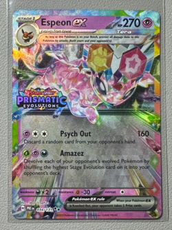 Pokemon Prismatic Evolutions Espeon ex 034/131 Surprise Box Stamped QTY - Image 1