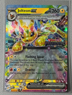 Pokemon Prismatic Evolutions Jolteon ex 030/131 Surprise Box Stamped - Image 1