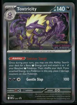 Toxtricity MEP 017 STAFF - Pokemon TCG Phantasmal Flames 2025 Promo NM - Image 1