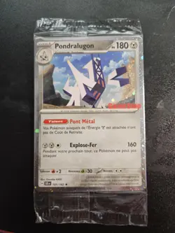 Pokemon TCG Pondralugon 107/142 Gamestop Stamped Couronne Stellaire Promo FR - Image 1