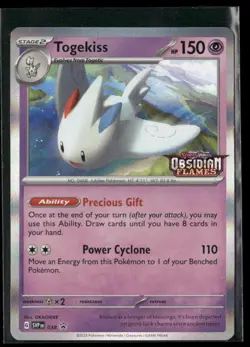 Pokemon TCG Togekiss SVP038 Black Star Promo Obsidian Flames Pre Release - Image 1