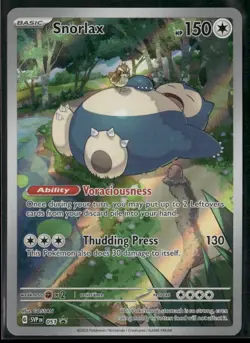 Pokemon TCG Snorlax SVP 051 Black Star Promo 151 NM - Image 1