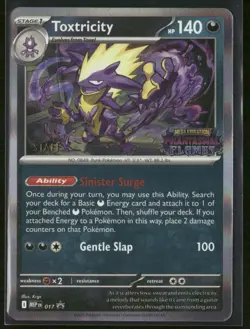 Toxtricity MEP 017 STAFF - Pokemon TCG Phantasmal Flames 2025 Promo NM - Image 1