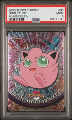 Jigglypuff 39 Topps Chrome Pokemon T.V. - PSA 9 - Image 1