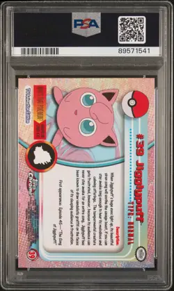 Jigglypuff 39 Topps Chrome Pokemon T.V. - PSA 9 - Image 2