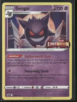 Pokemon TCG Gengar SWSH241 Black Star Promo Lost Origin Pre Release NM - Image 1