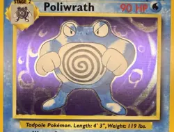 Pokemon TCG Poliwrath 13/102 Base Set Unlimited Holo Rare LP-NM - Image 3