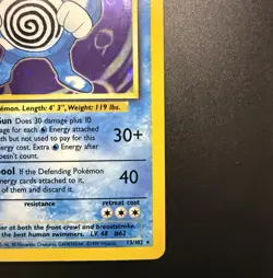 Pokemon TCG Poliwrath 13/102 Base Set Unlimited Holo Rare LP-NM - Image 5