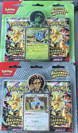 2 Pokemon TCG ME2.5 Ascended Heroes 2-Pack Blister Bundle Larry Erika Sealed New - Image 1