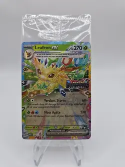 Pokemon TCG Leafeon EX 006/131 Stamped Sealed Prismatic Evolutions Surprise Box - Image 1