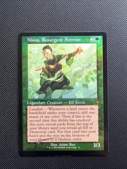 MTG Card Nissa, Resurgent Animist - Image 1
