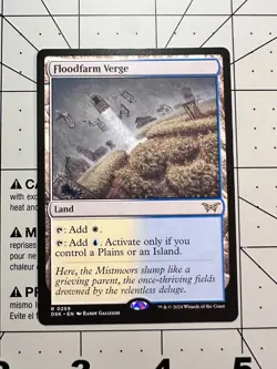 Trading card singles for Magic the Gathering: Floodfarm Verge - Image 1