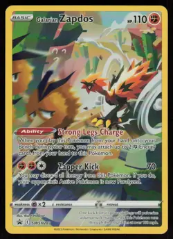 Galarian Zapdos SWSH283 SWSH: Sword & Shield Promo Cards Holo NM - Image 1