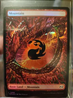 Mountain (0290) -Foil Near Mint MTG Tarkir: Dragonstorm - Image 1