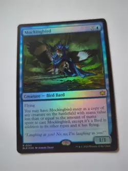 x1 FOIL Mockingbird | NM | BLB | 0061 MTG - Image 1
