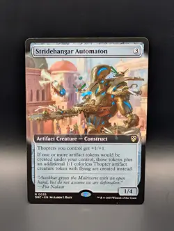 MTG - Stridehangar - Automaton - EXTENDED ART - Artifact Creature - DRC #35 - Image 1