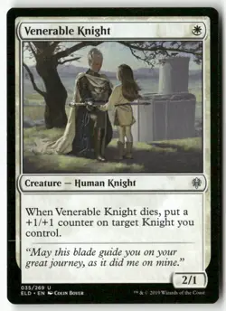 #35 - Venerable Knight - Uncommon WB2 U Lightly played - Image 1