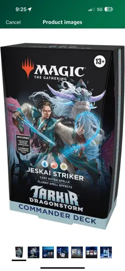 MAGIC THE GATHERING Tarkir: Dragonstorm Commander Deck Jeskai Striker MTG NEW - Image 1