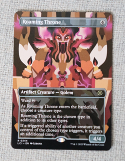 MTG Magic LCI Roaming Throne showcase NM - Image 1