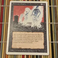 Animated Dead revised 3rd edition MtG Free Shipping - Image 1