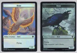 1x Bird - Bird Token *Foil* - Dominaria United - Near Mint - Image 1