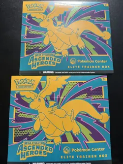 Ascended Heroes Pokemon Center Elite Trainer Box Sealed Lot Of 2 ETB - Image 1