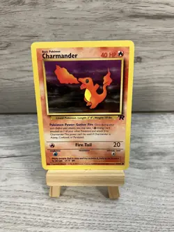 Charmander 50/82 | Team Rocket | Non Holo Pokemon Card MP - Image 1