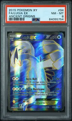 Lugia EX Ancient Origins Full Art Holo Rare Pokemon Card PSA 8 NM-Mint 94/98 - Image 1
